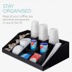   Organizator pentru cafea si ceai Navaris cu 10 compartimente, Negru, 54094.01