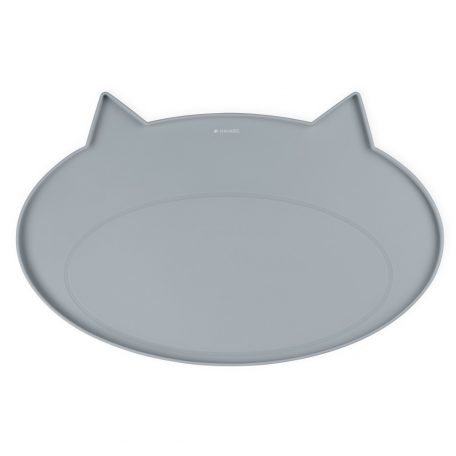 Covoras din silicon 50 x 32 cm pentru boluri Navaris, Gri, Silicon, 54830.22