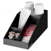   Organizator pentru cafea si ceai Navaris cu 4 compartimente, Negru, 55854.01